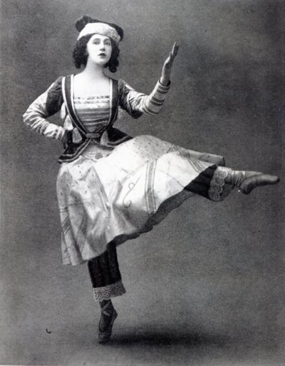 Tamara Karsavina en el ballet 